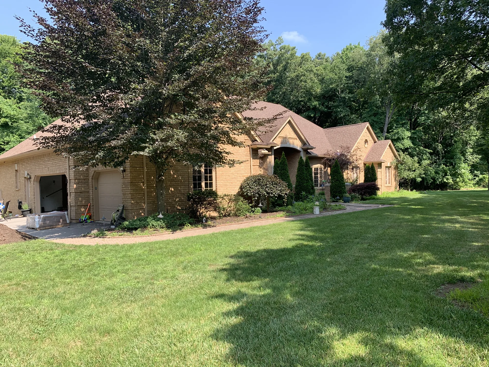 Professional lawn and landscape installation by Kerekes Landscape